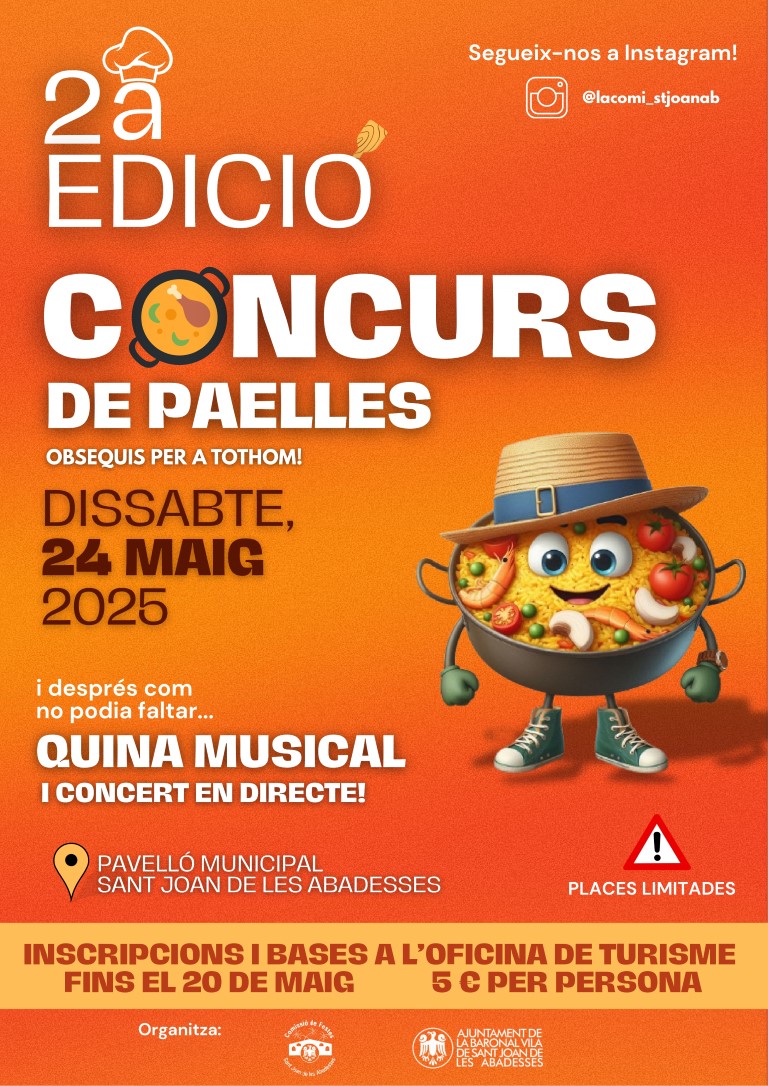 cartell concurs paelles ba
 ixa